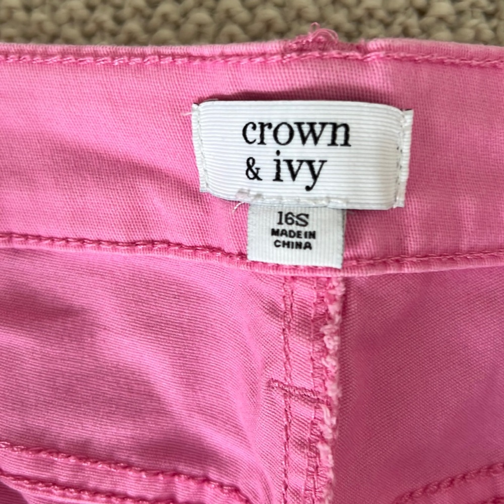 Pink Crown & Ivy Jeans 16 S